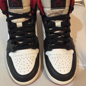 Jordan Black and White Sneakers